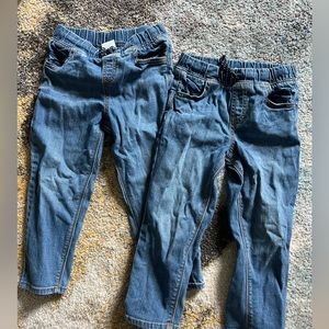 THREE PAIRS Toddler Boys Jeans